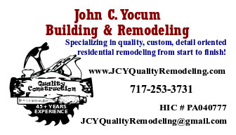Trade Markets & Job Experience - John C. Yocum Building & Remodeling